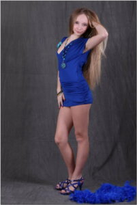 TMTV Alice BlueWrapDress